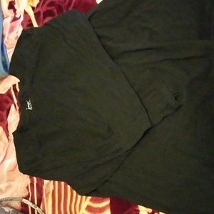 Womens XXL black long sleeve shirt